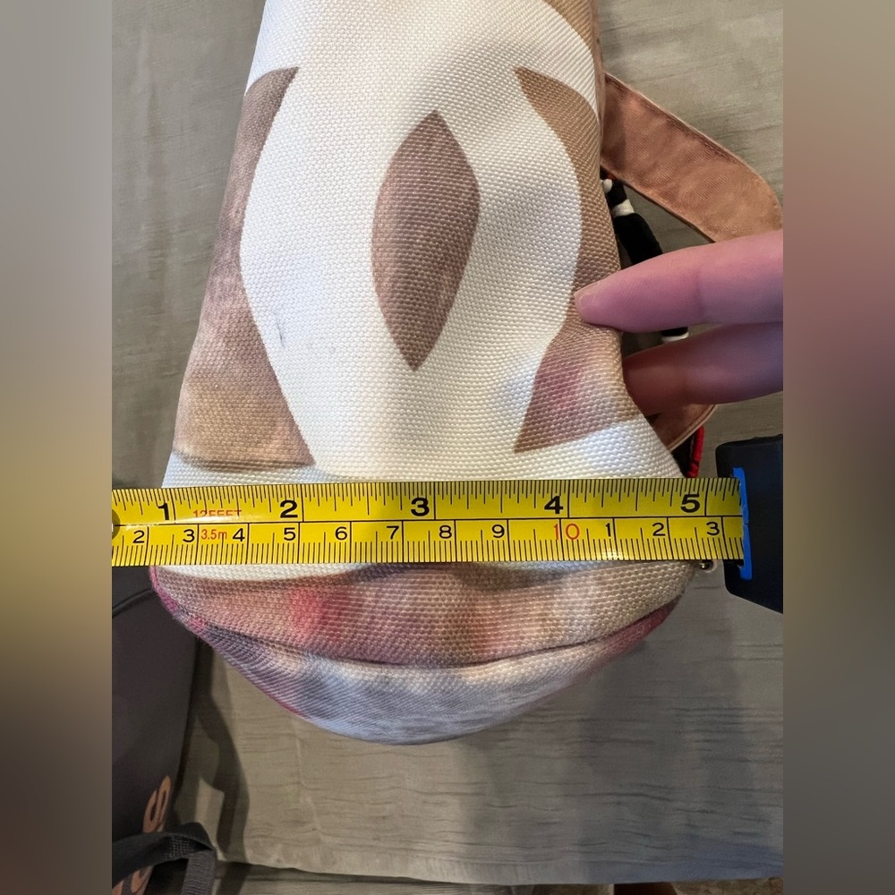 Multicolor Graffiti Canvas Backpack - image 8